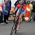 Frank Schleck alleine an der Spitze w�hrend Milano - San Remo 2006 im Poggio